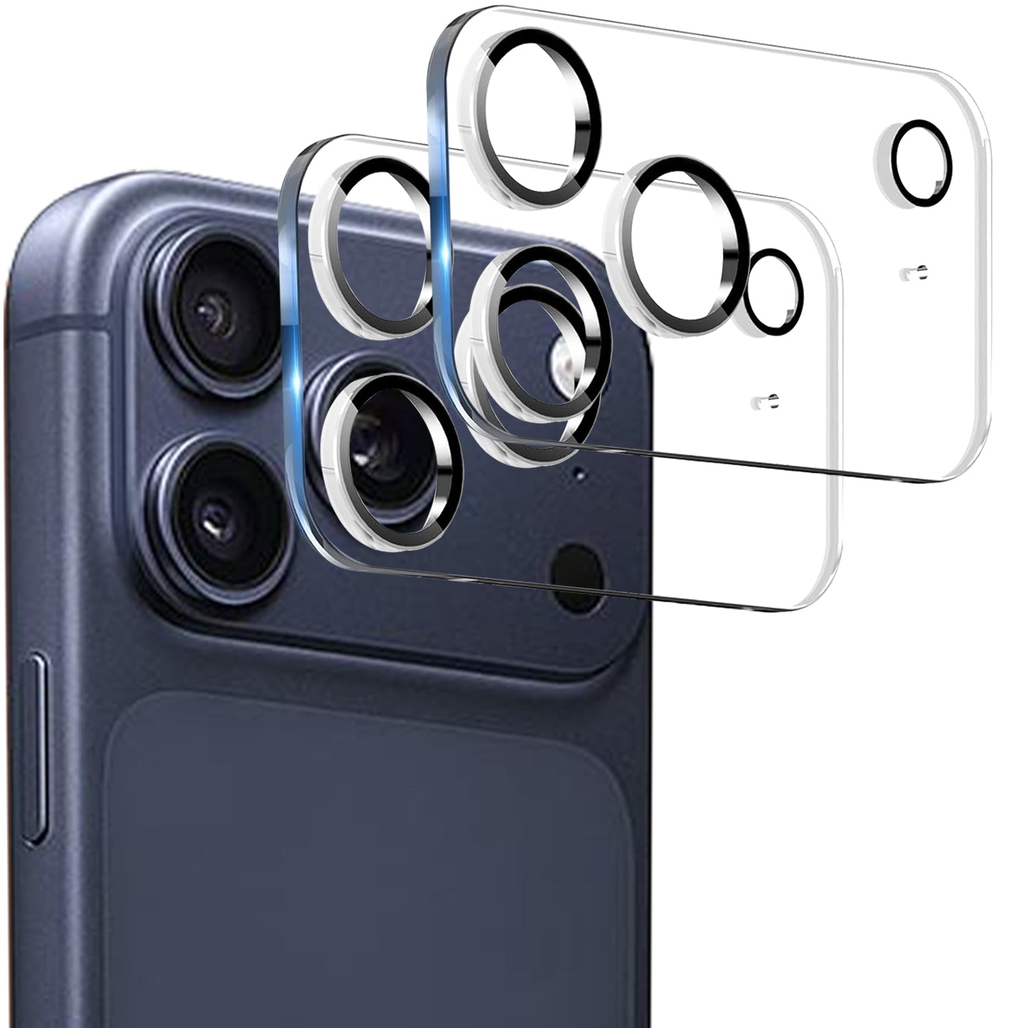 Camera Glass For Iphone 17 Pro Tempered Glass, Scratch Resistant, Flash-Friendly Premium Lens Cover