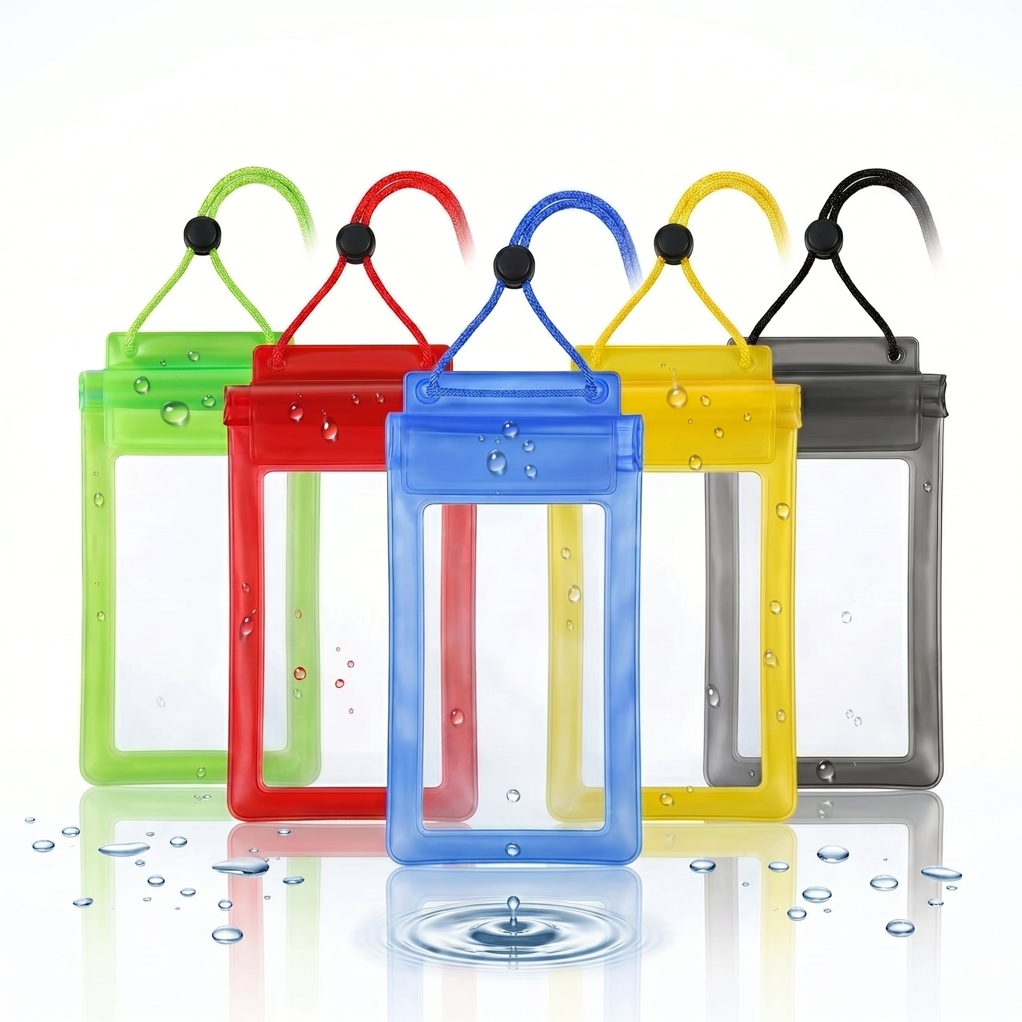 Waterproof Mobile Pouch with Adjustable Lanyard | Underwater Touch Screen Waterproof Phone Case