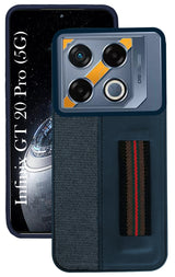 For Infinix GT 20 Pro 5G Back Cover Case ( Professional PU Leather | Strip Chain Holder Socket)