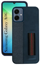 For Samsung Galaxy A06 Back Cover Case ( Professional PU Leather | Strip Chain Holder Socket)