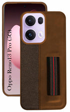 For Oppo Reno13 Pro 5G | Oppo Reno 13 Pro 5G Back Cover Case ( Professional PU Leather | Strip Chain Holder Socket)