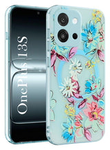 For OnePlus 13S Back Cover Case (Cute Floral Design | Flower Print for Girls | MagSafe Compatible Wireless Charging)