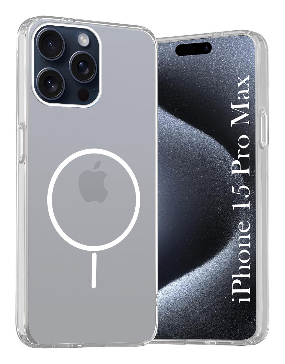 For Apple iPhone 15 Pro Max Back Cover Case Silicone (Slim Paper Thin | Camera Protection Bump | Minimalist Professional | Soft Flexible)