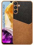 For Samsung Galaxy M15 5G Back Cover Case (Dual PU Leather Stitch | Professional Minimalist | Soft and Flexible)