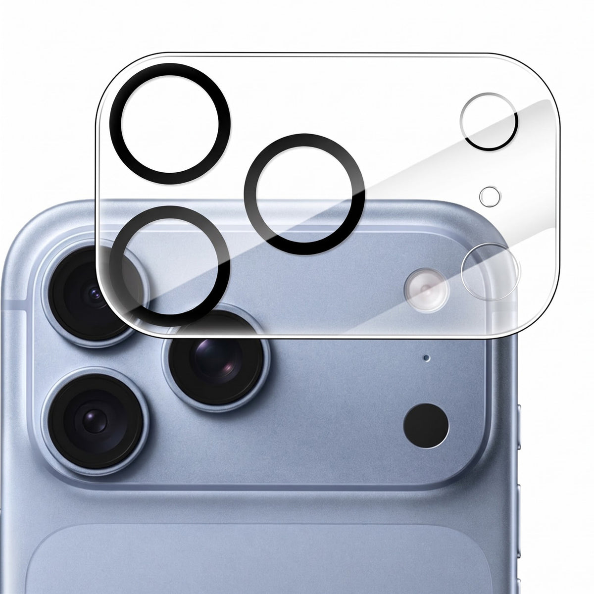 Crystal Clear Camera Lens Protector for iPhone 18 Pro – Sapphire 9H+ Glass, Anti-Scratch, Anti-Drop & Case Friendly