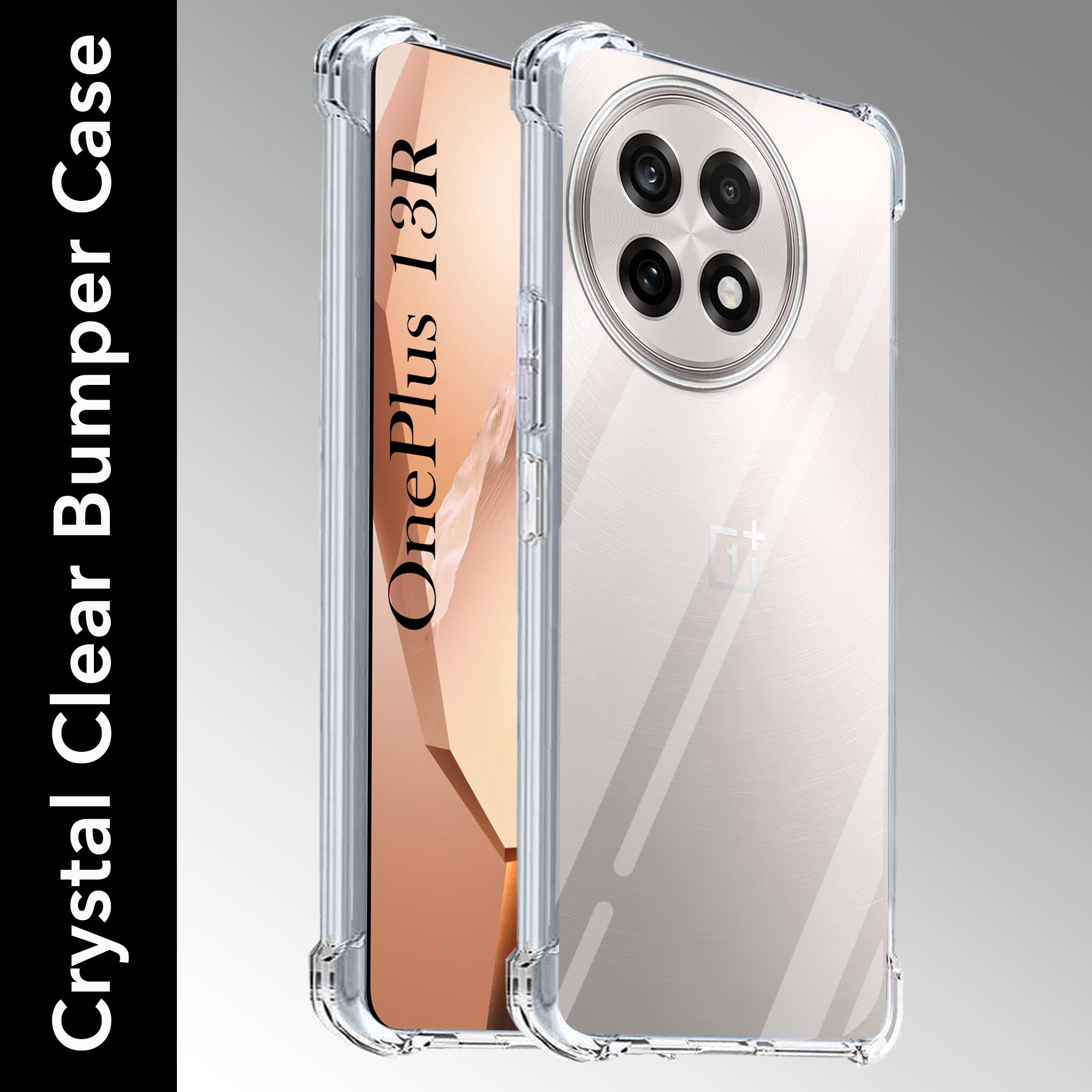 For OnePlus 13R  Back Cover (Drop & Camera Protection | Hard Polycarbonate)