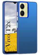 For Vivo T2x Hard Back Cover Case (Velvet Touch | Professional Glossy Finish | Camera Protection Bump)