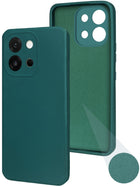For OnePlus 13S Back Cover Case (Matte Finish Silicone with Inside Fiber cloth)