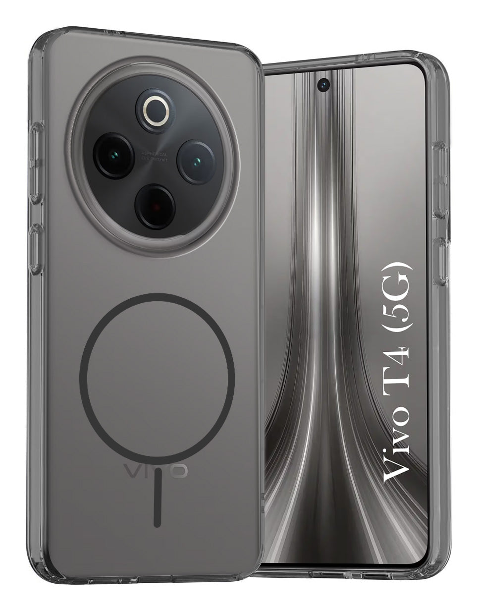 For Vivo T4 Back Cover Case Silicone (Slim Paper Thin | Camera Protection Bump | Minimalist Professional | Soft Flexible)