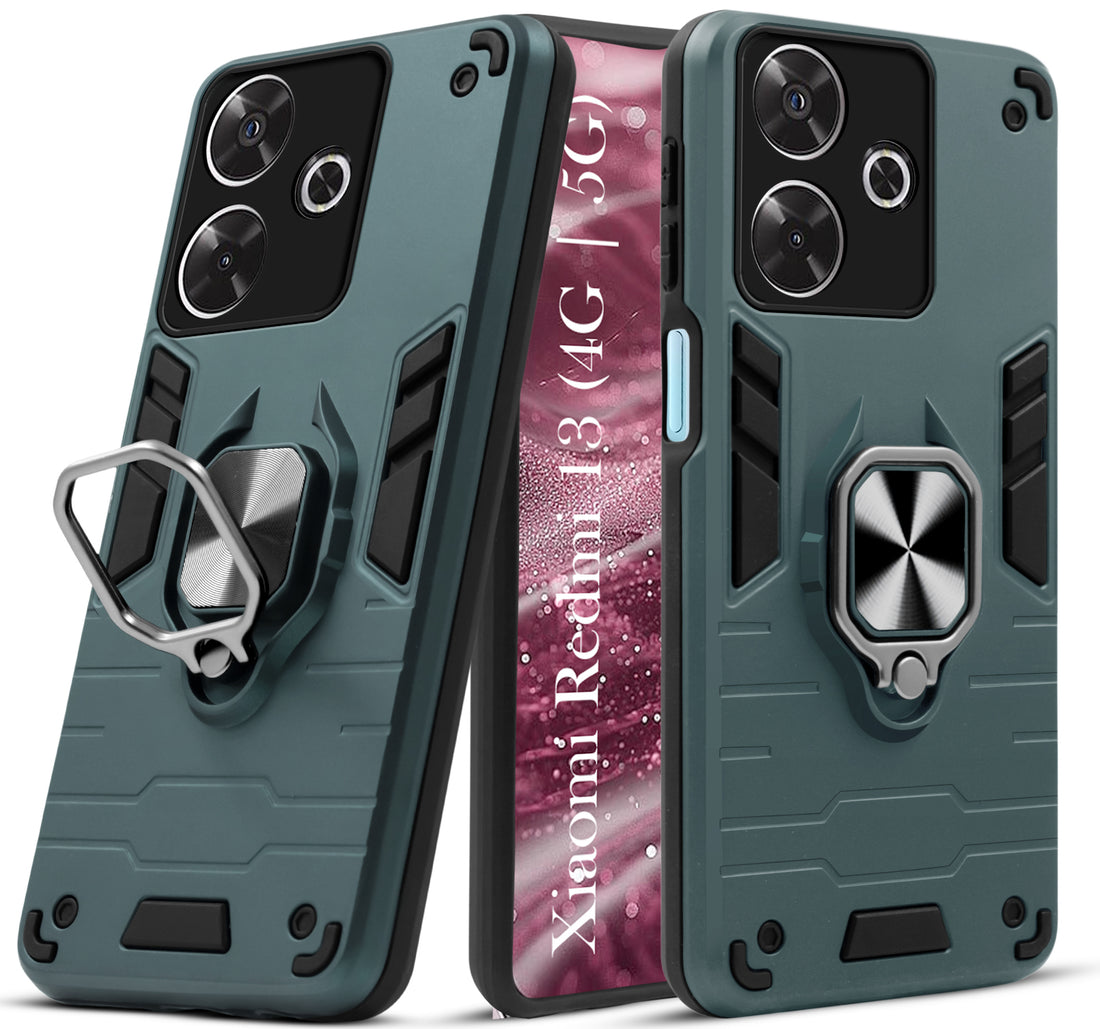 For Xiaomi Mi Redmi 13 4G | 5G Back Cover Case (Shockproof Polycarbonate Dual Layer Hybrid Armor)