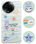 For Realme 11 5G | Realme 11x 5G Back Cover Case (3D Cute Cartoons | Hard Back Side Soft | Matte Premium Finish | HD Printing)