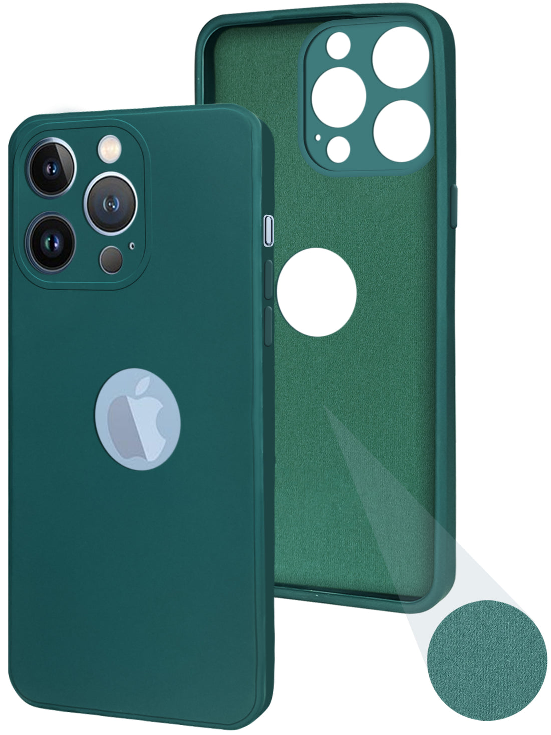 For Apple iPhone 13 Pro Back Cover ( Silicone Clear Shockproof Case with Camera Protection | Soft and Flexible | Transparent)