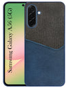 For Samsung Galaxy A56 Back Cover Case (Dual PU Leather Stitch | Professional Minimalist | Soft and Flexible)