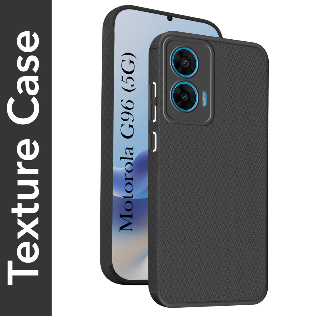 For Motorola Moto G96 Back Cover Case (Liquid Silicone | Side Grip | Camera Protection)