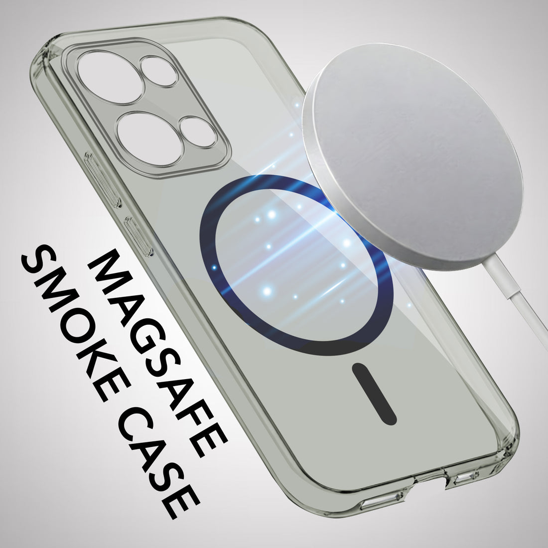 For Oppo Reno13 5G | Oppo Reno 13 5G Back Cover Case Lifetime Anti-Yellow MagSafe Compatible Clear (Sleek Hard Crystal | Shockproof and Camera Protection)
