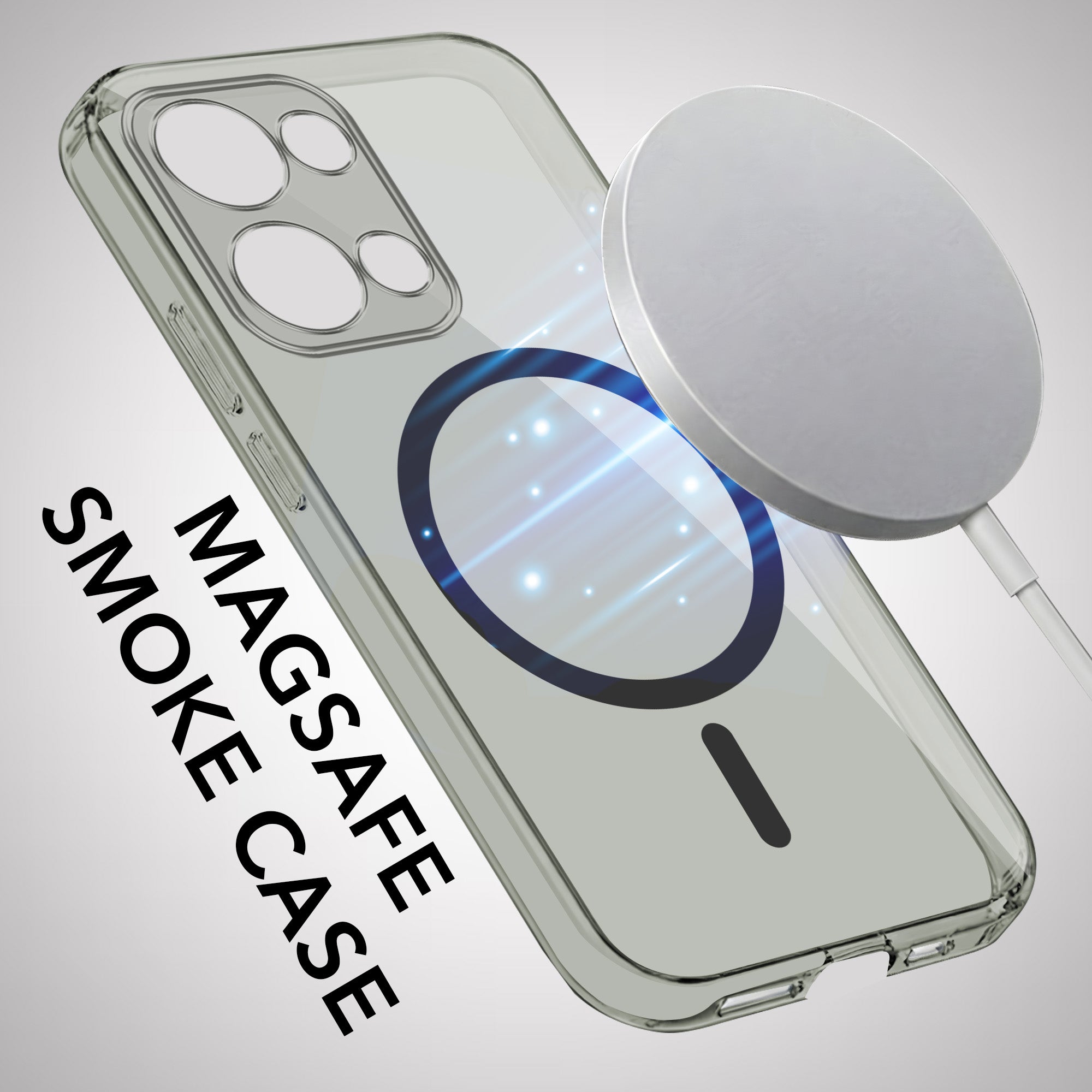 For Oppo Reno13 5G | Oppo Reno 13 5G Back Cover Case Lifetime Anti-Yellow MagSafe Compatible Clear (Sleek Hard Crystal | Shockproof and Camera Protection)