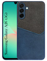 For Samsung Galaxy A26 5G Back Cover Case (Dual Colour Stitch | Professional Minimalist Feel | Soft and Flexible)