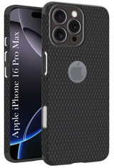 For Apple iPhone 16 Pro Max Back Cover Case (Liquid Silicone | Side Grip | Camera Protection)