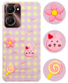 For Vivo iQOO Z9 Lite 5G Back Cover Case (3D Cute Cartoons | Hard Back Side Soft | Matte Premium Finish | HD Printing)