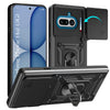 For Nothing Phone 4A 5G Back Cover Case Hybrid Armor (Sliding Shutter Camera Protection | Polycarbonate |Ring Holder Kickstand)