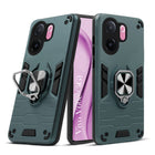 For Vivo V60e Back Cover Case Hybrid Armor (Shockproof Dual Layer Polycarbonate |Ring Holder Kickstand)