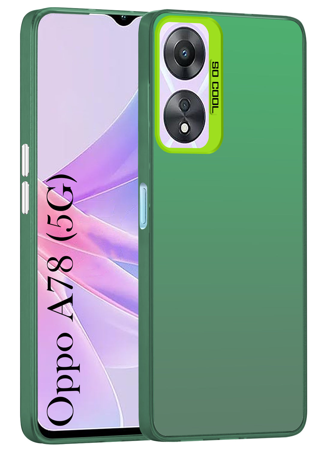 For Oppo A78 5G Hard Back Cover Case (Velvet Touch | Professional Glossy Finish | Camera Protection Bump)