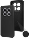 For Poco M8 5G Back Cover Case (Matte Finish Silicone with Inside Fiber cloth)