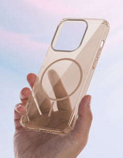 For Apple iPhone 14 Pro Back Case Cover Crystal Anti Yellow (Unbreakable PC | MagSafe Wireless Charging Support |Camera Protection Bump)