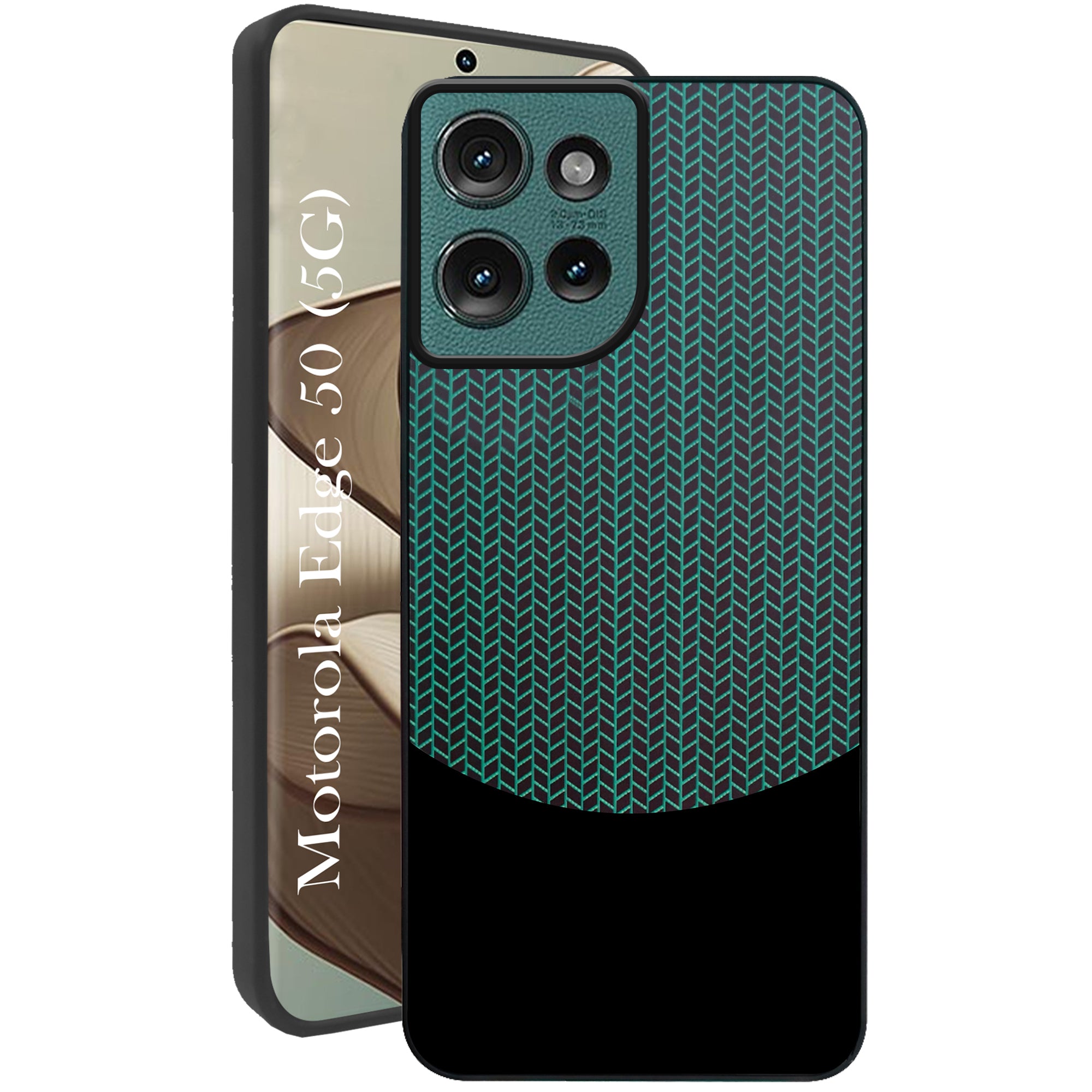 For Motorola Moto Edge 50 5G Silicone Finish Back Cover Case  (Premium Minimalist Professional Feel | Camera Protection Bump)