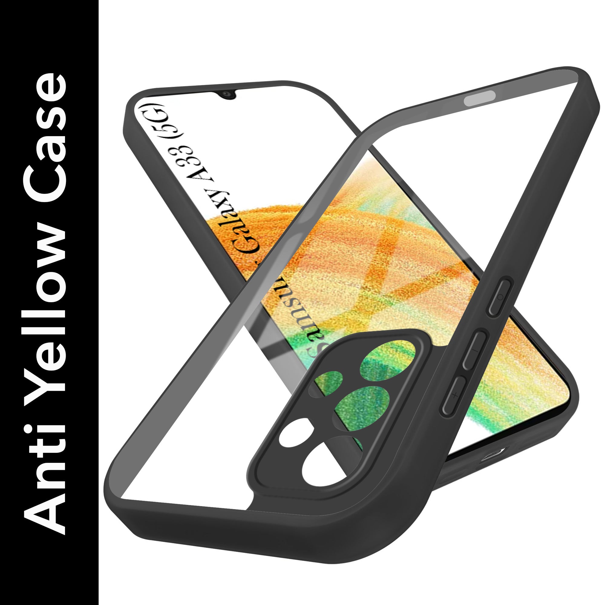 For Samsung Galaxy A33 5G Back Cover Case Ultra-Hybrid (Lifetime Anti Yellow | Anti Scratch | Crystal Clear Shockproof)