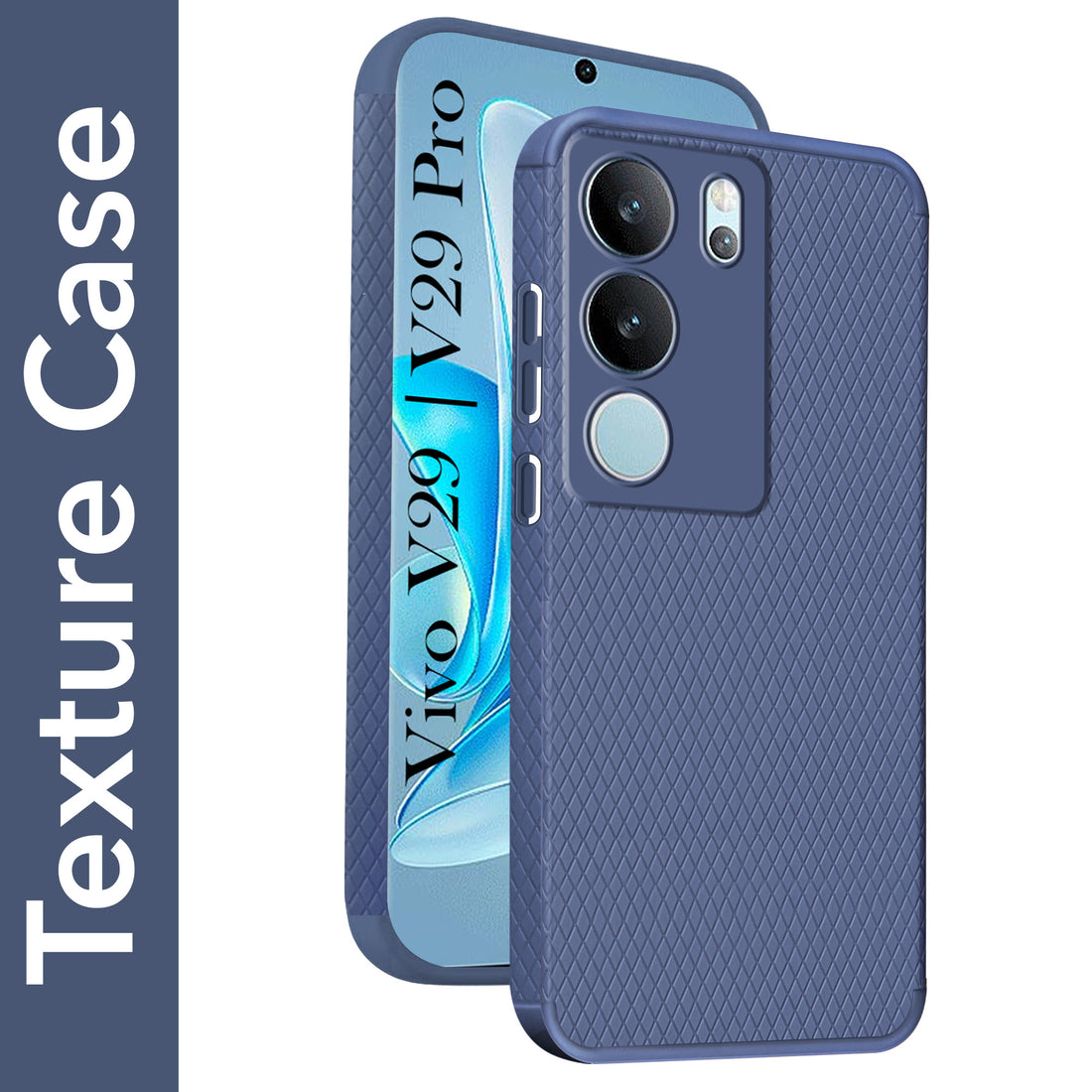 For Vivo V29 | Vivo V29 Pro 5G Back Cover Case (Liquid Silicone | Side Grip | Camera Protection)