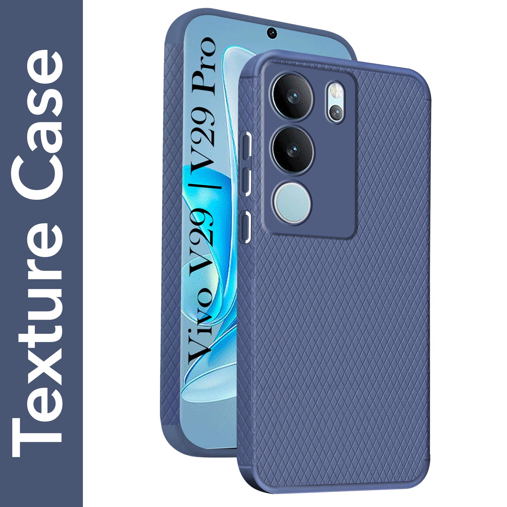 For Vivo V29 | Vivo V29 Pro 5G Back Cover Case (Liquid Silicone | Side Grip | Camera Protection)