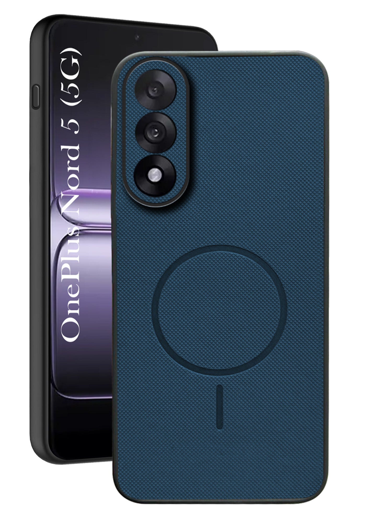 For Oneplus Nord 5 Back Cover Case PU Leather (Texture Grip Design | Professional Minimalist | Camera Protection | Soft and Flexible)