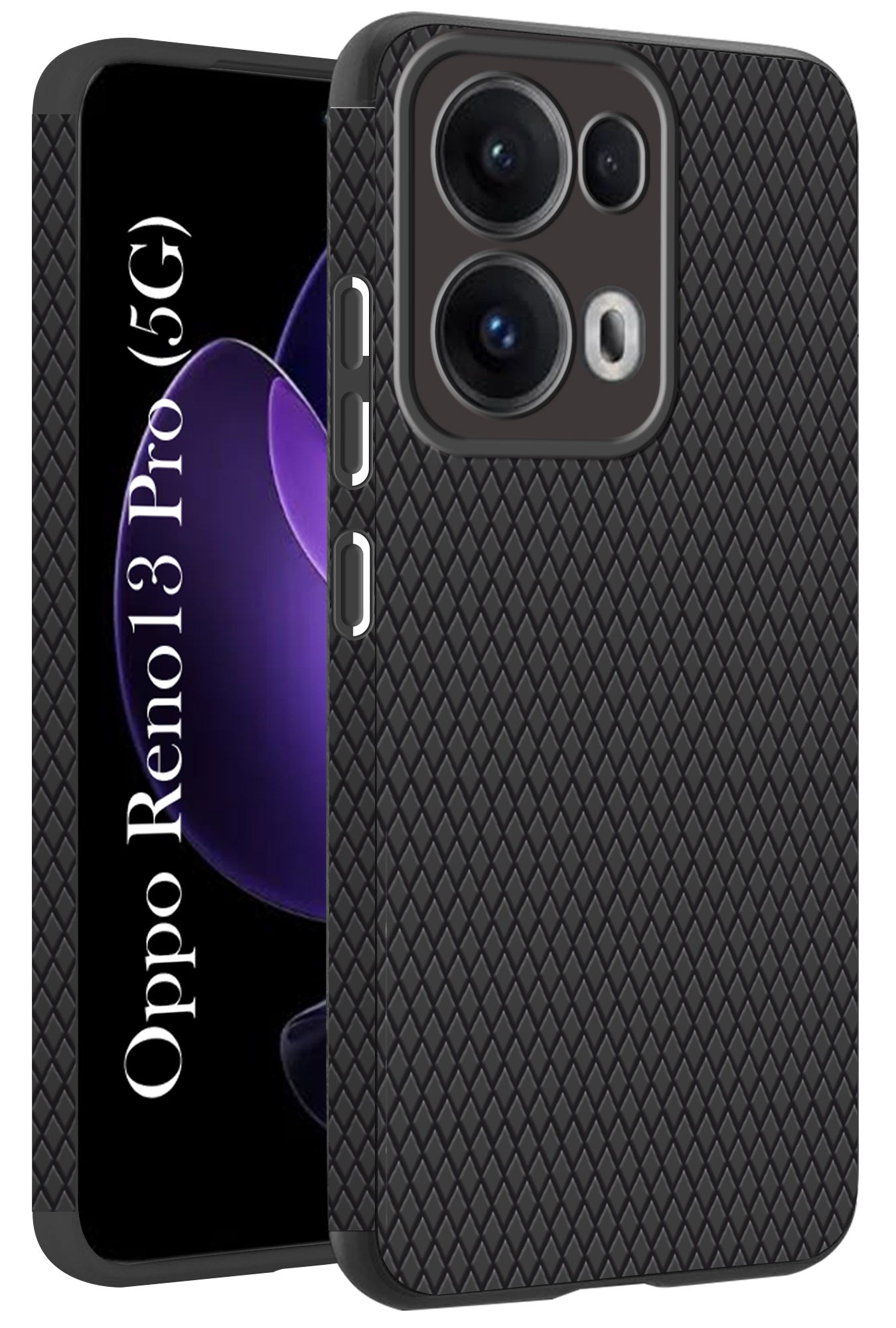 For Oppo Reno13 Pro | Oppo Reno 13 Pro Back Cover Case (Camera Protection | Side Grip Texture | Soft and Flexible)