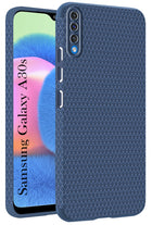 For Samsung Galaxy A30s Back Cover Case (Liquid Silicone | Side Grip | Camera Protection)