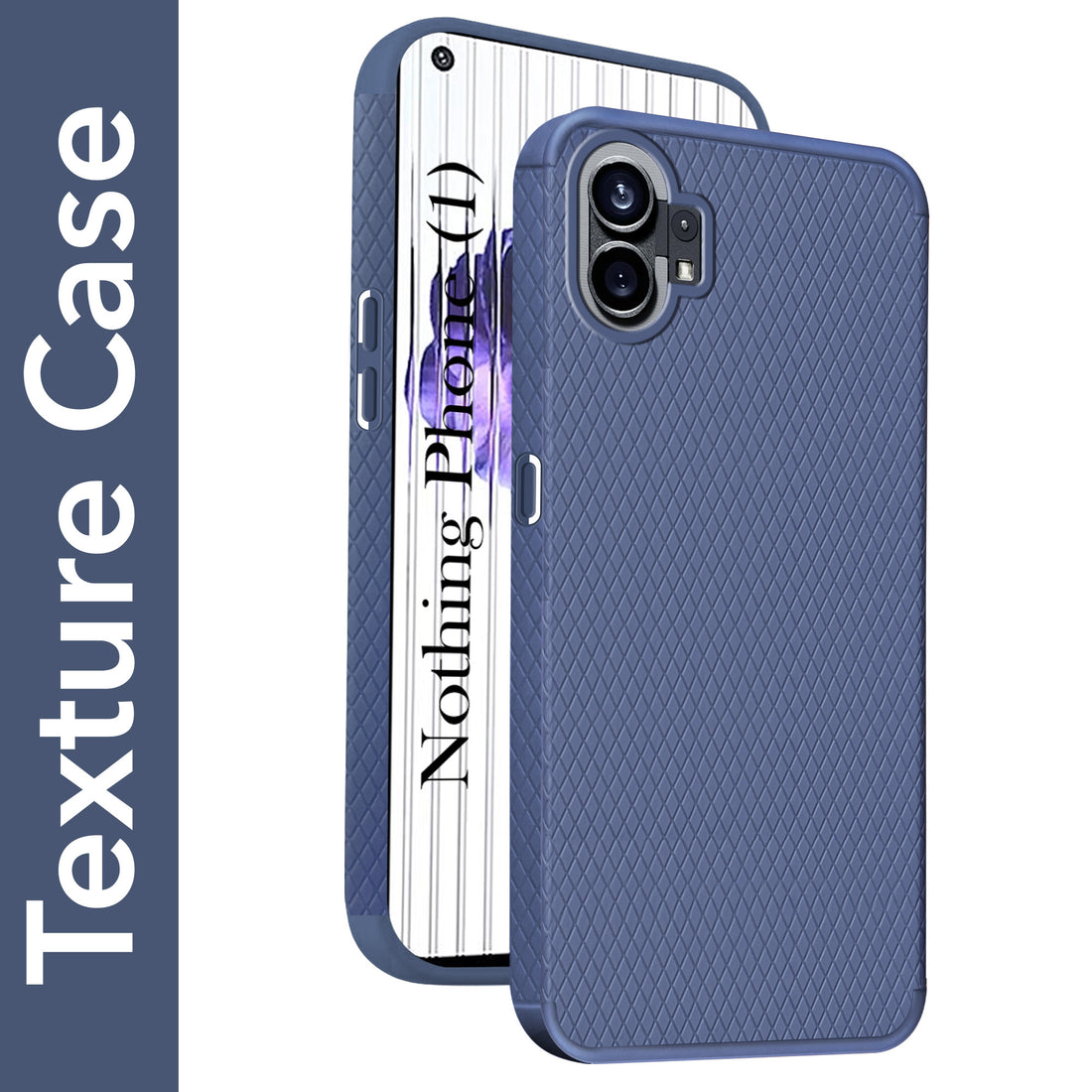 For Nothing Phone 1 Back Cover Case (Liquid Silicone | Side Grip | Camera Protection)
