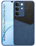 For Realme P4 Lite 5G | Narzo 100 Lite 5G Back Cover Case (Dual PU Leather Stitch | Professional Minimalist | Soft and Flexible)