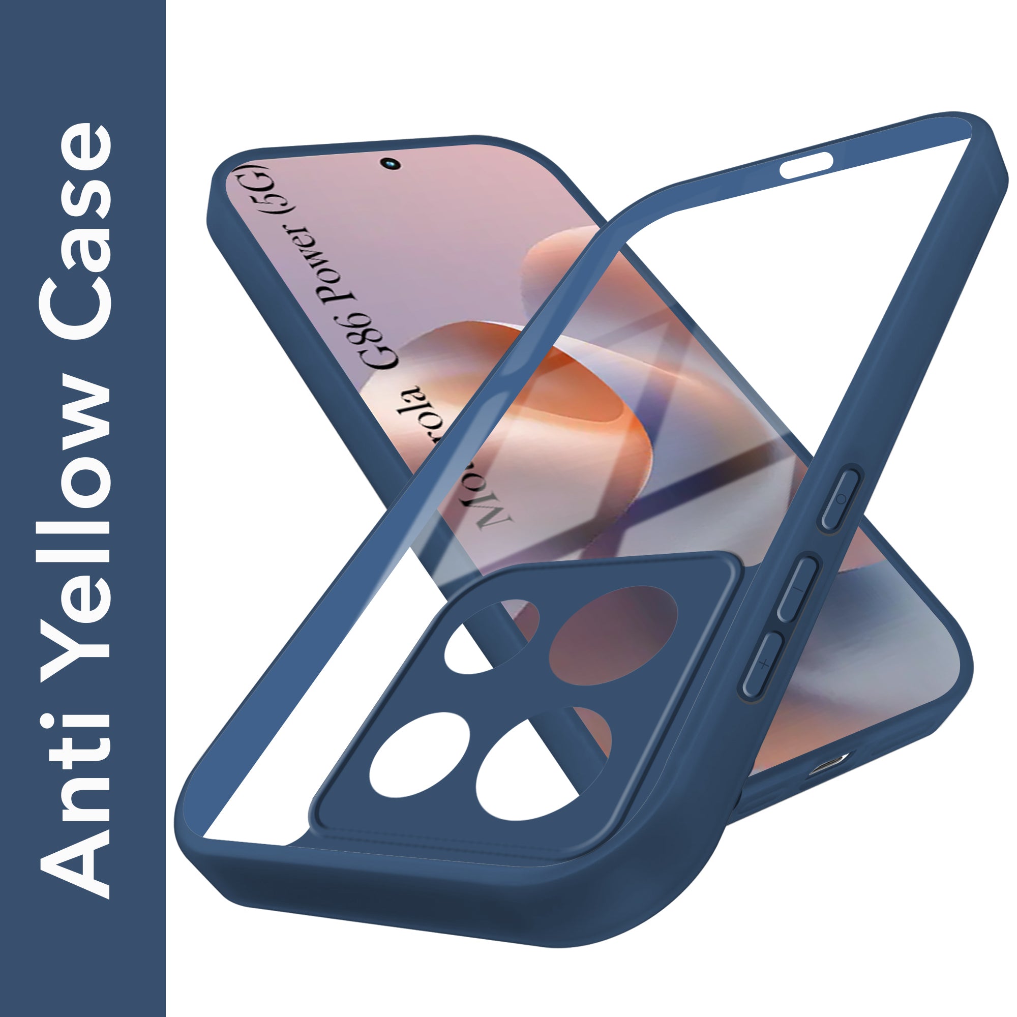 For Motorola Moto G86 Power Back Cover Case Ultra-Hybrid (Lifetime Anti Yellow | Anti Scratch | Crystal Clear Shockproof)