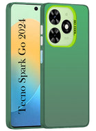 For Tecno Spark Go 2024 Hard Back Cover Case (Velvet Touch | Professional Glossy Finish | Camera Protection Bump)