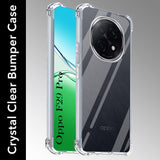 For Oppo F29 Pro Back Cover Shockproof Crystal-Clear (Drop & Camera Protection | Hard Polycarbonate)