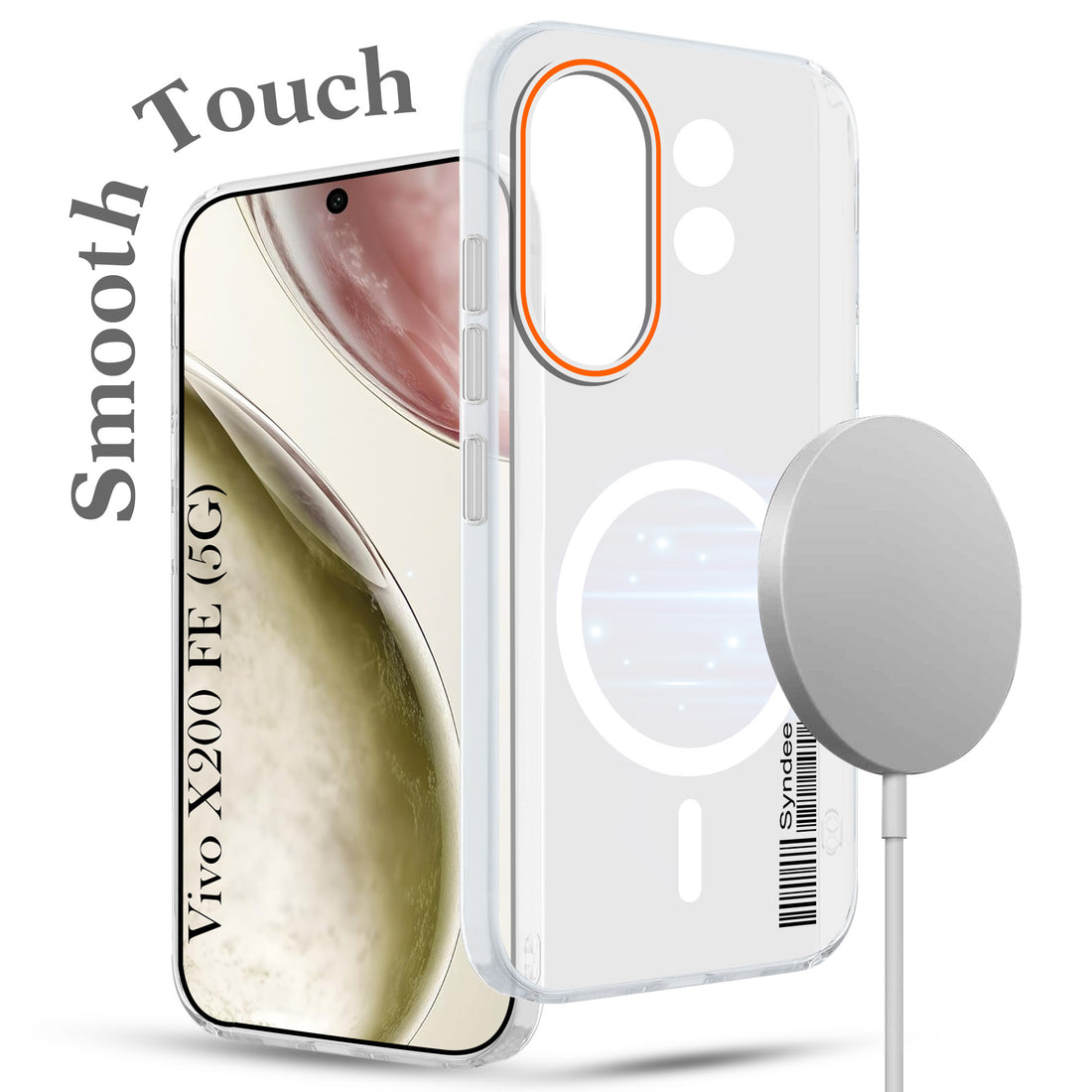 For Vivo X200 FE Back Cover Case (Soft Touch | Camera Bump Protection | MagSafe Compatible | Matte Finish)