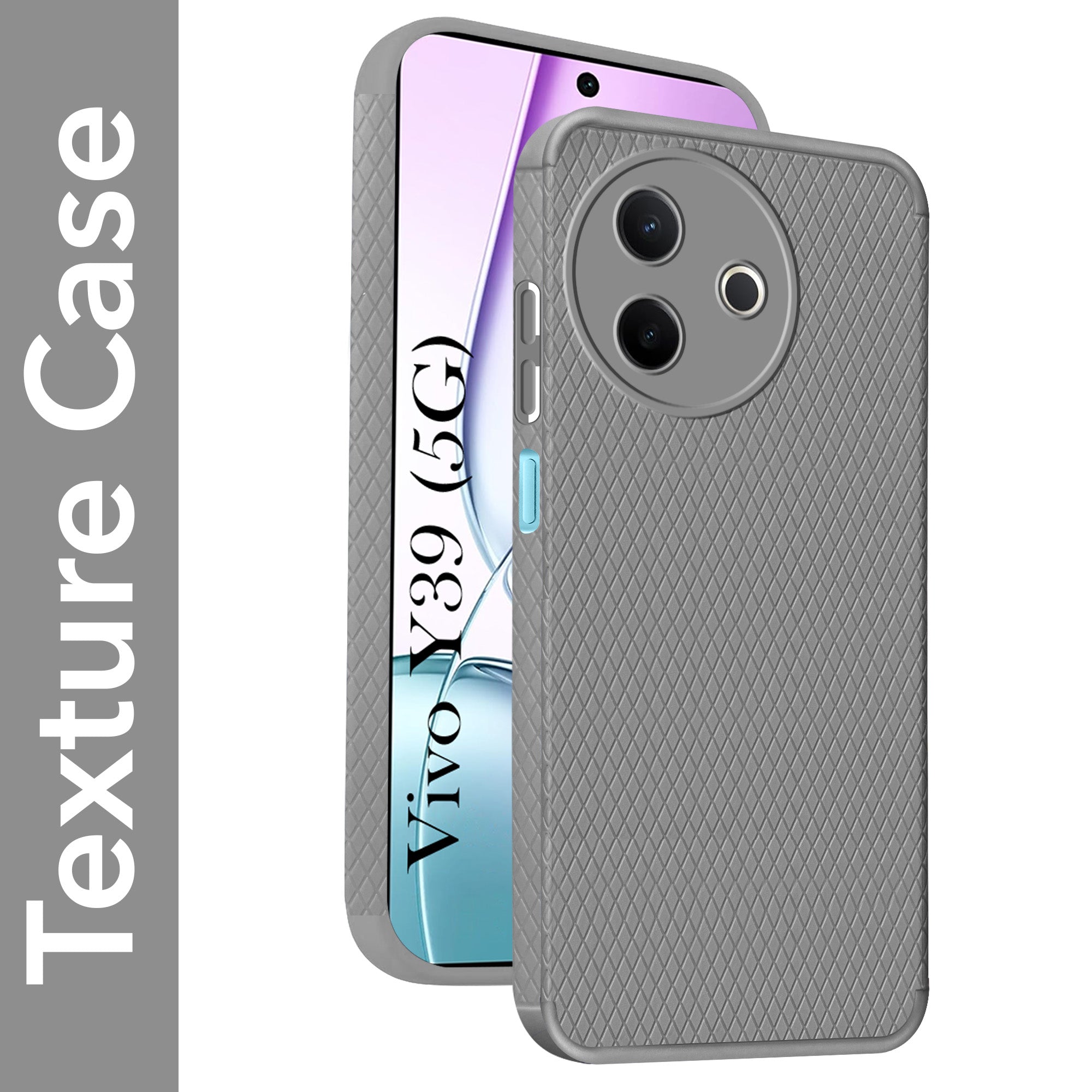 For Vivo Y39 Back Cover Case (Liquid Silicone | Side Grip | Camera Protection)