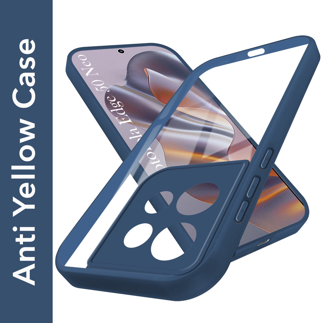 For Motorola Moto Edge 50 Neo Back Cover Case (Lifetime Anti Yellow | Anti Scratch | Crystal Clear Shockproof)
