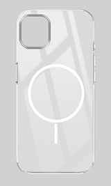 For Apple iPhone 11 Back Cover Case (Crystal Clear Case | MagSafe Wireless Charging Support | Hard Anti Yellow | Camera Protection Bump)