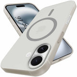 For Apple iPhone 16 Back Cover Case (Frosted Matte Feel | MagSafe Compatible Wireless Charging | Polycarbonate Material)