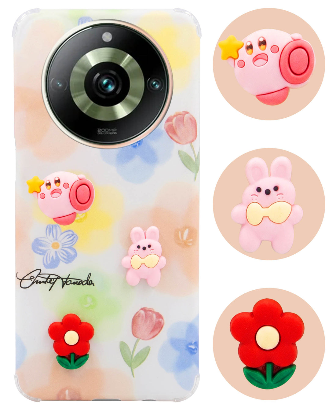 For Realme 11 Pro 5G | Realme 11 Pro Plus 5G Back Cover Case (3D Cute Cartoons | Hard Back Side Soft | Matte Premium Finish | HD Printing)