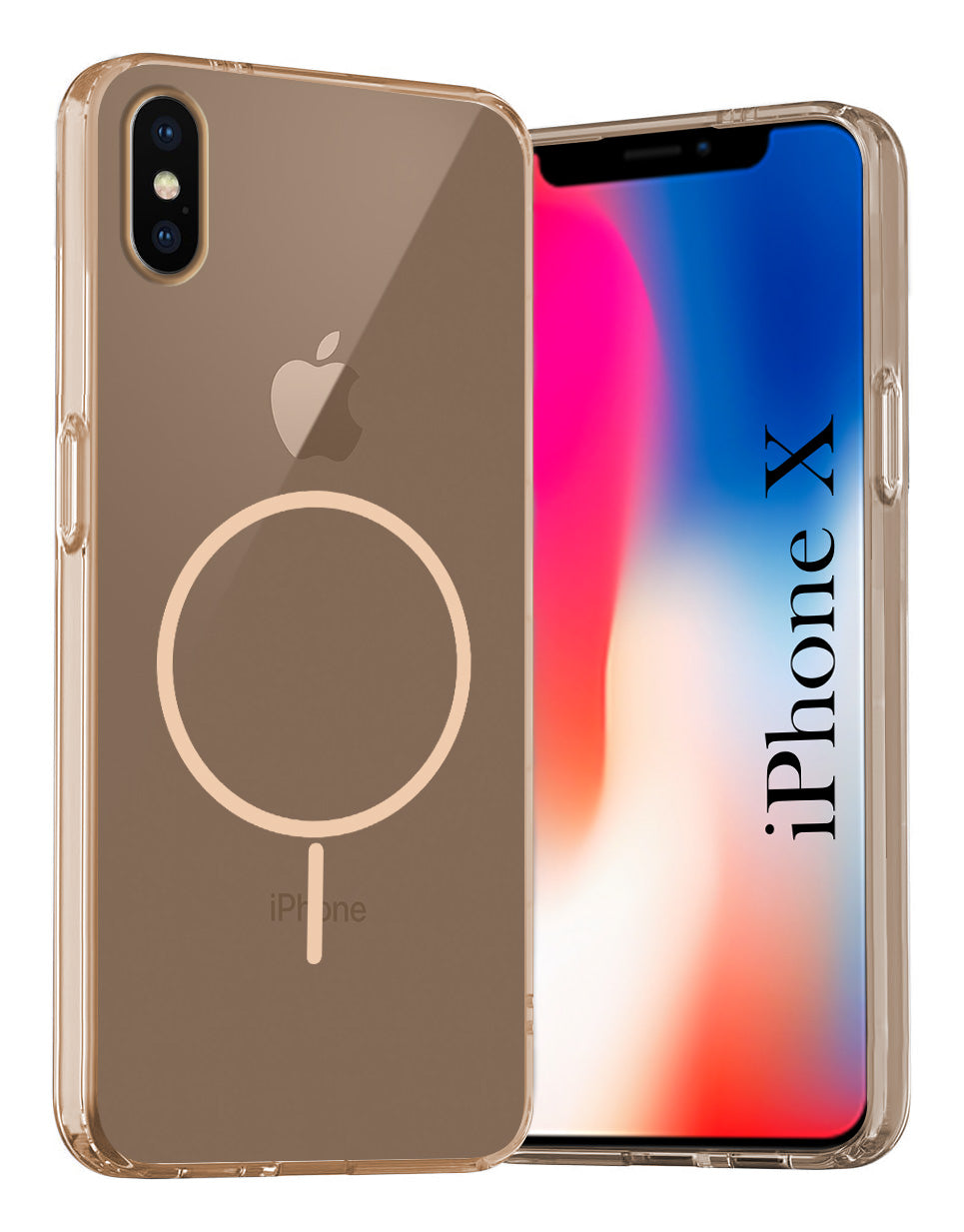 For Apple iPhone X Back Cover Case Silicone (Slim Paper Thin | Camera Protection Bump | Minimalist Professional | Soft Flexible)