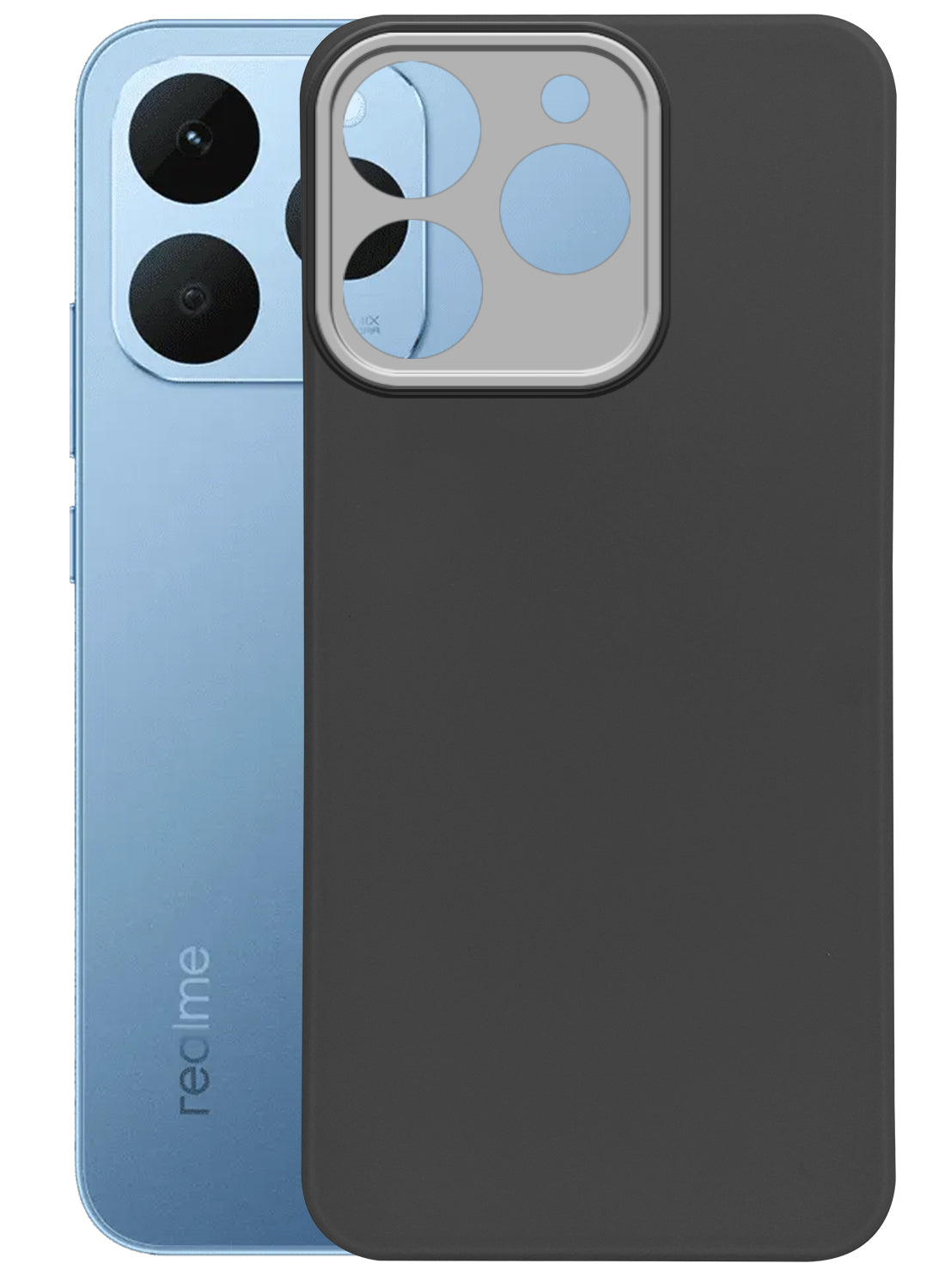 For Realme 15T | Realme Narzo 90 Back Cover Case (Dual Color Matte Finish | Full Camera Protection | Sleek and Professional)