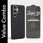 Textured Grip Design Slim and Light Weight Soft Touch and Feel Cases With Glass.
