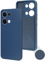 For Oppo Reno13 | Oppo Reno 13 Back Cover Case (Matte Finish Silicone with Inside Fiber cloth)